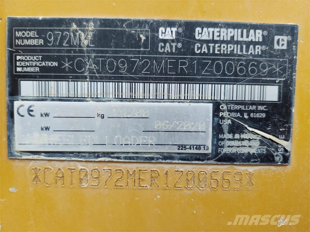CAT 972MXE Iekrāvēji uz riteņiem
