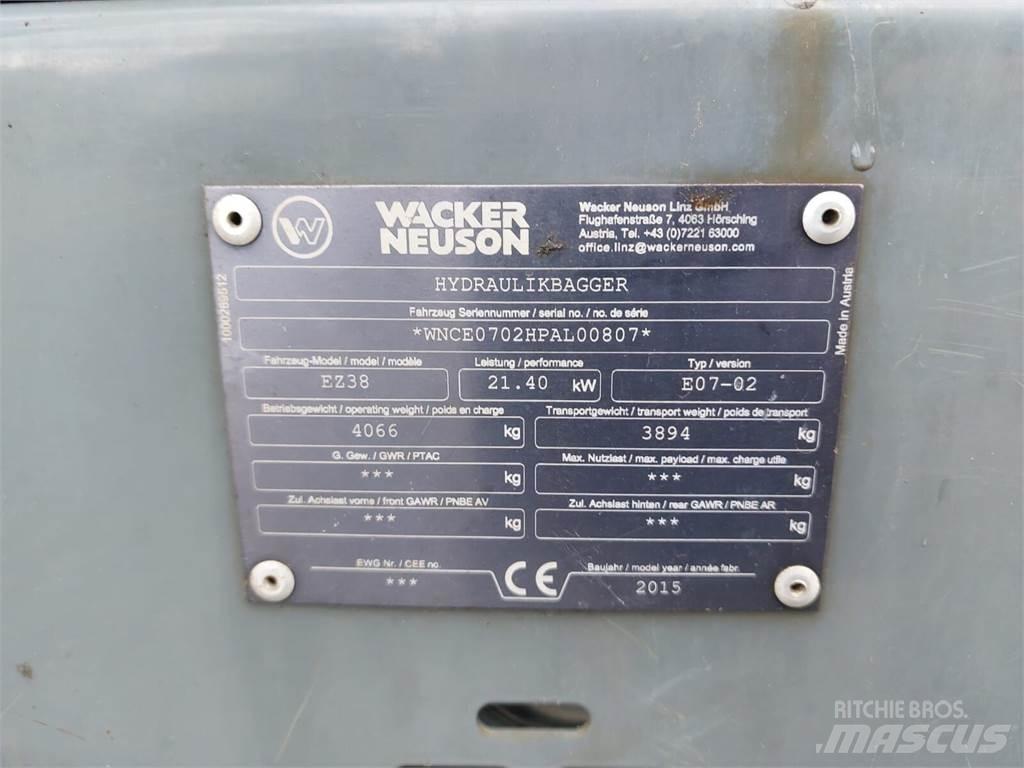 Wacker Neuson EZ38 Kāpurķēžu ekskavatori