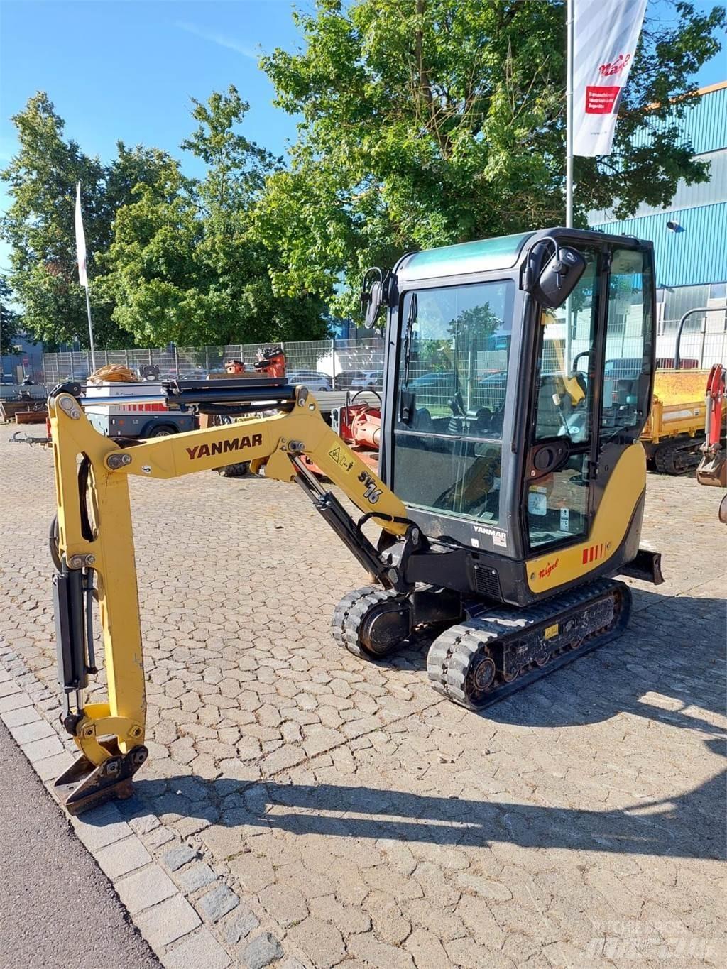 Yanmar SV16 Kāpurķēžu ekskavatori
