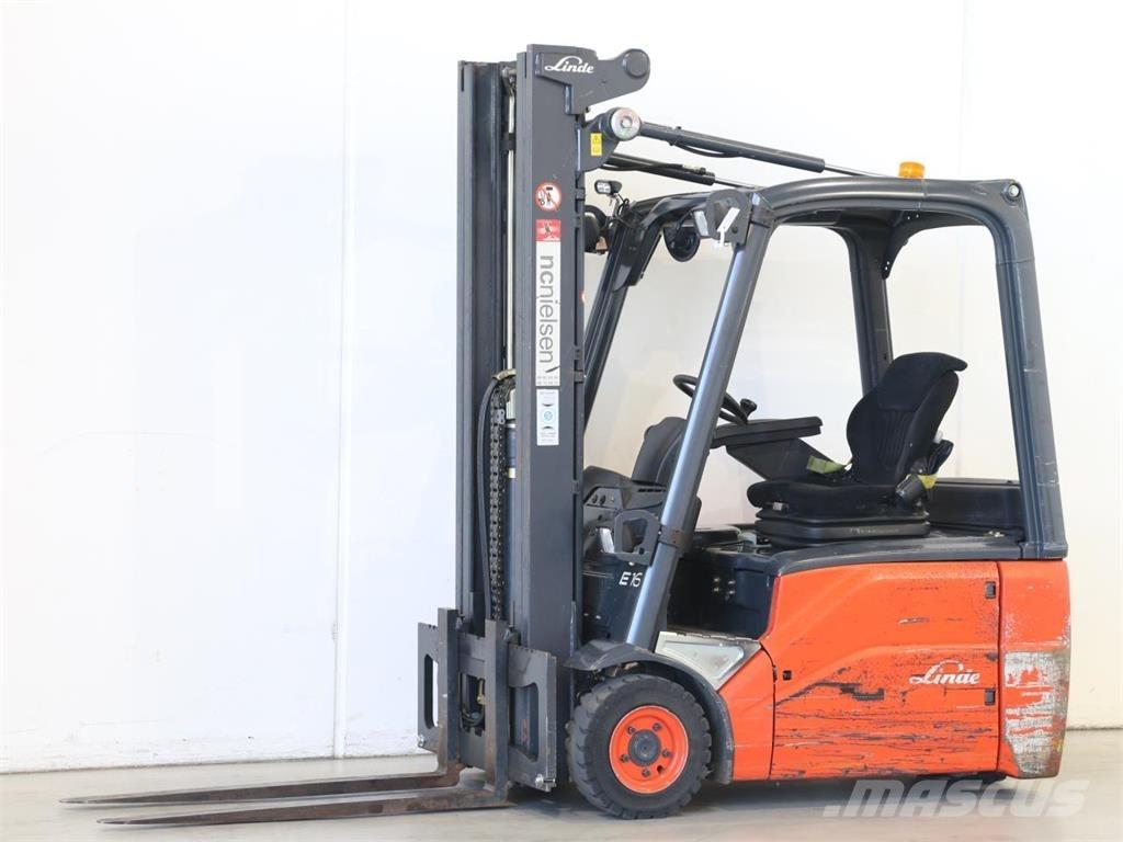 Linde E16/386-01 Elektriskie iekrāvēji