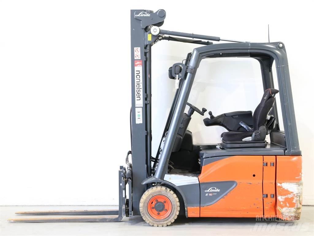 Linde E16/386-02 EVO Elektriskie iekrāvēji