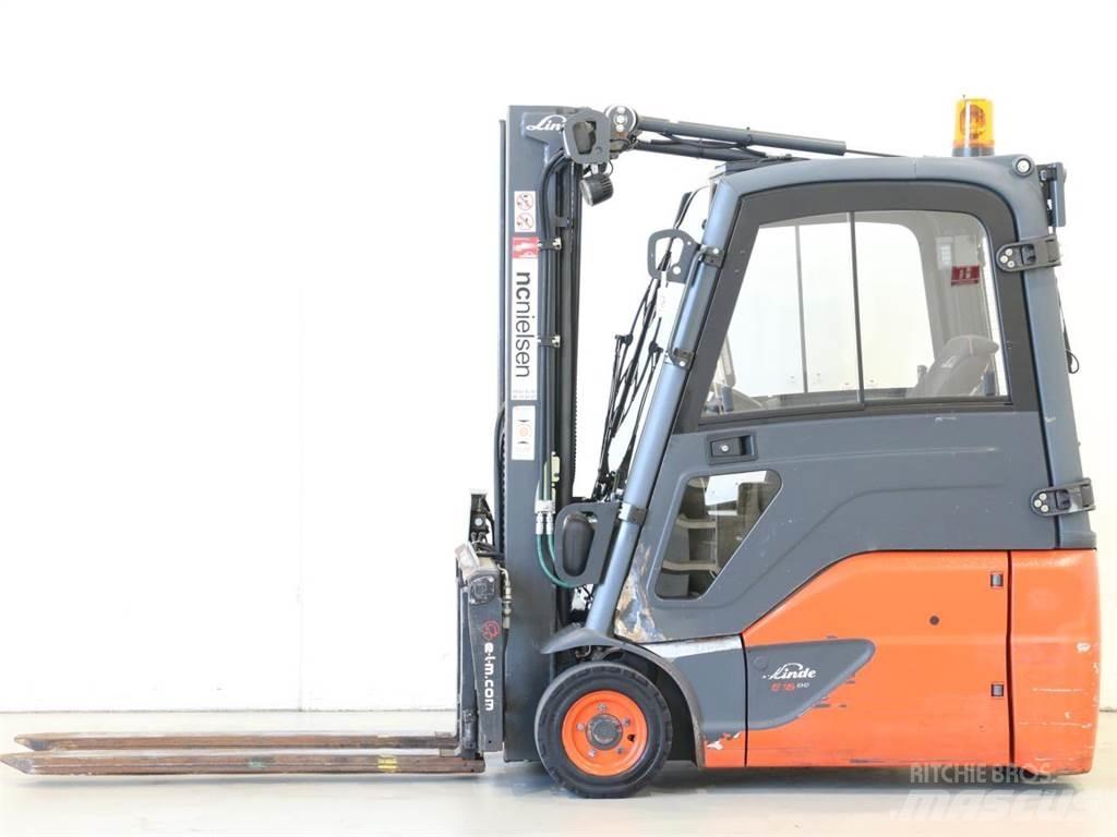Linde E16/386-02 EVO Elektriskie iekrāvēji