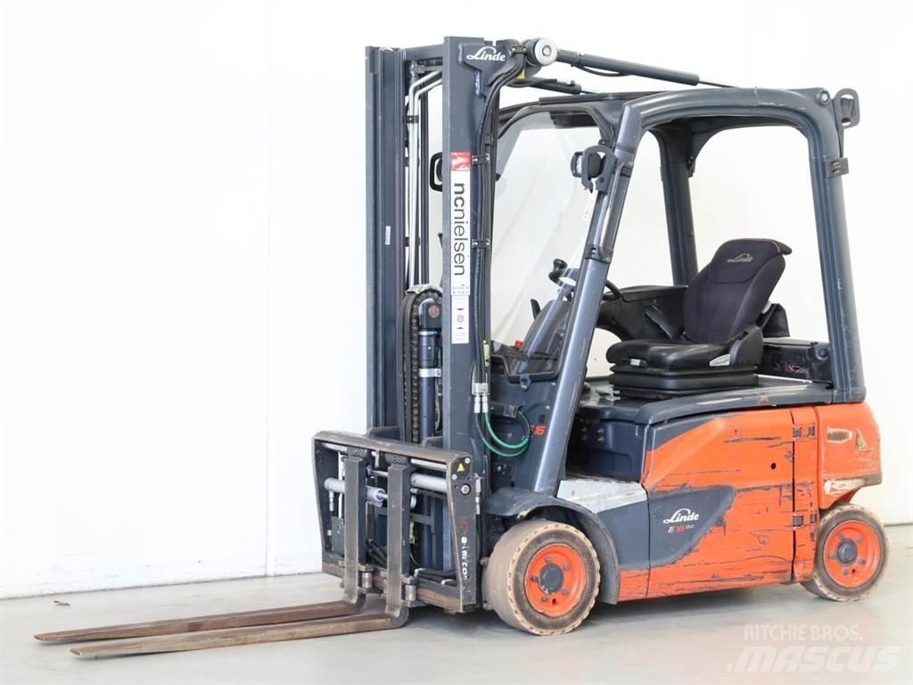 Linde E16P/386-02 Elektriskie iekrāvēji