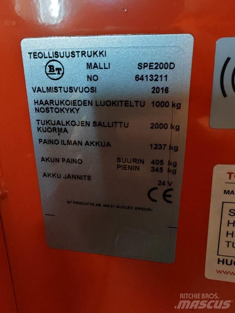 BT SPE200D Autokrāvēji - citi