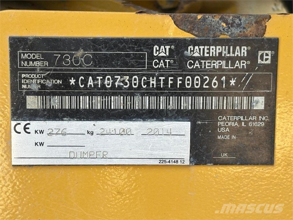 CAT 730 C Artikulētie pašizgāzēji