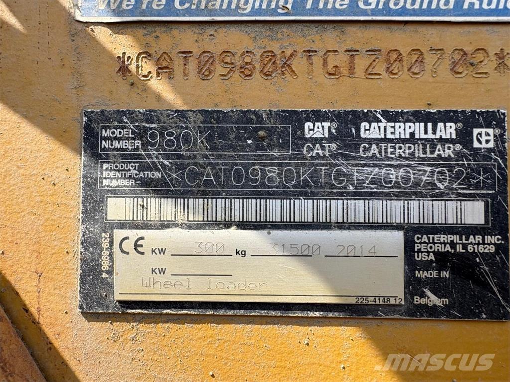 CAT 980 K Iekrāvēji uz riteņiem
