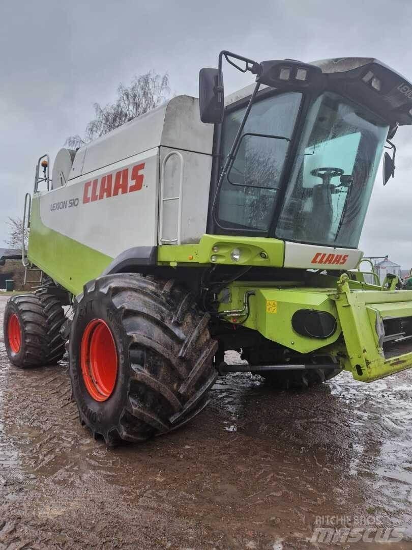 CLAAS LEXION 510 Ražas novākšanas kombaini