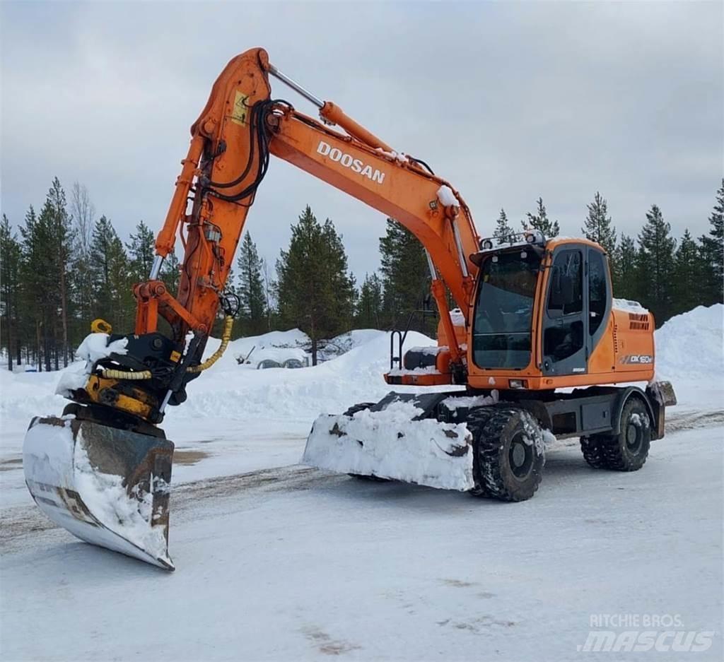 Doosan DX160W Kāpurķēžu ekskavatori