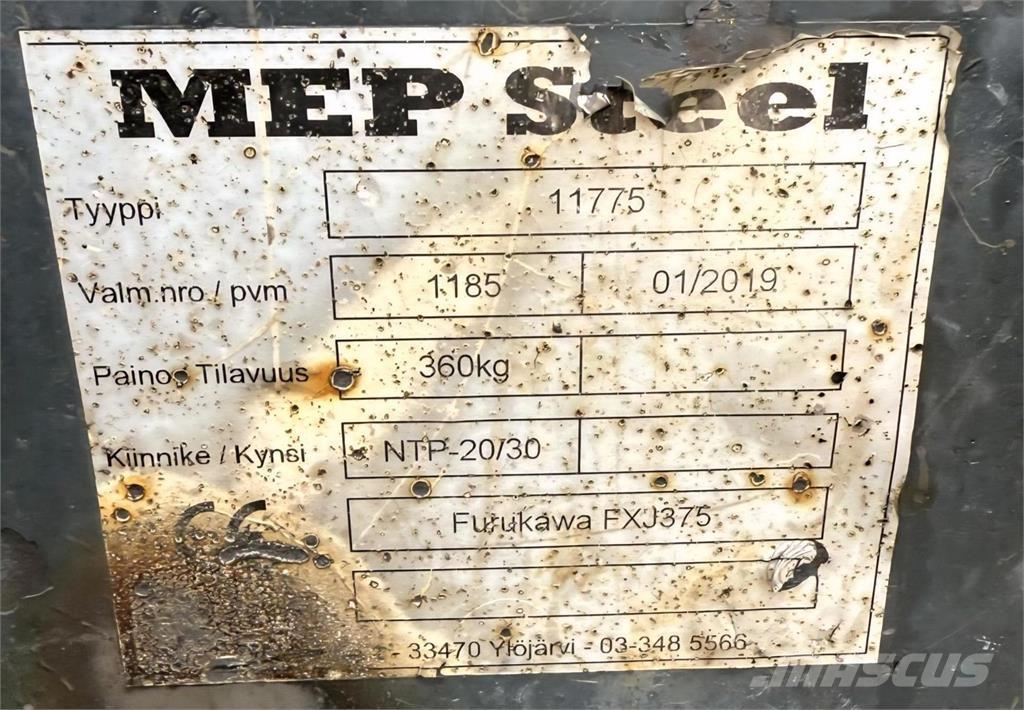 Furukawa 375 FXJ Āmuri/Drupinātāji