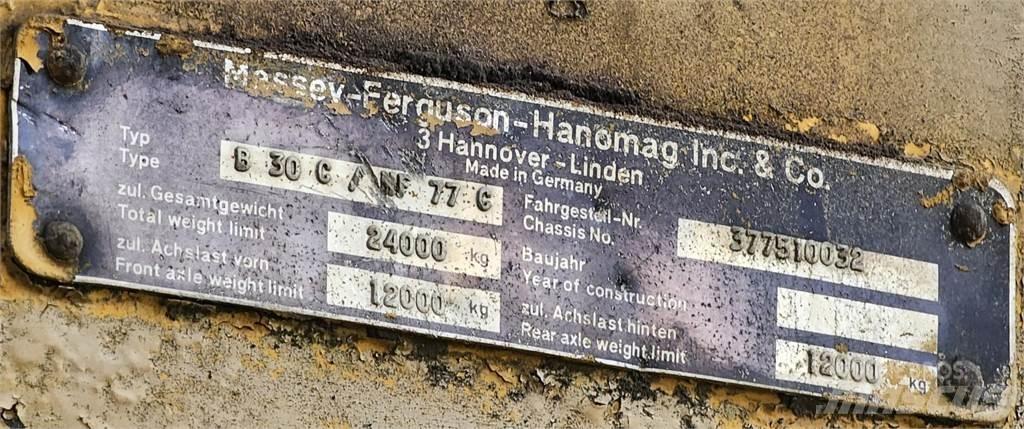 Hanomag 77C Iekrāvēji uz riteņiem