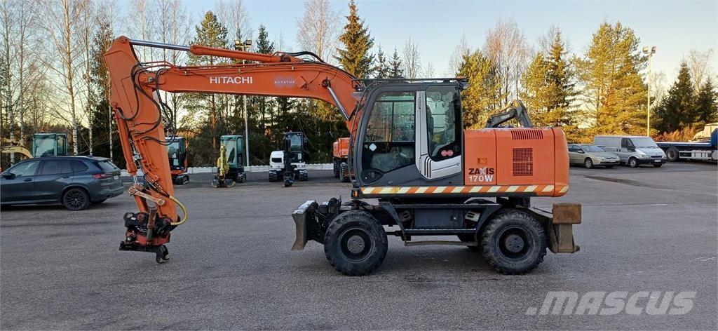 Hitachi ZX170W-3 Ekskavatori uz riteņiem