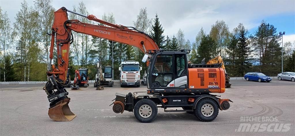 Hitachi ZX190W-6 Ekskavatori uz riteņiem
