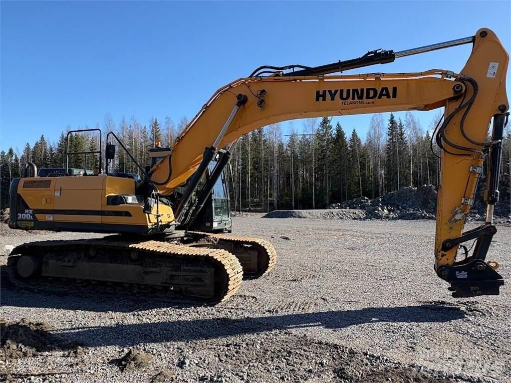 Hyundai HX300L Kāpurķēžu ekskavatori