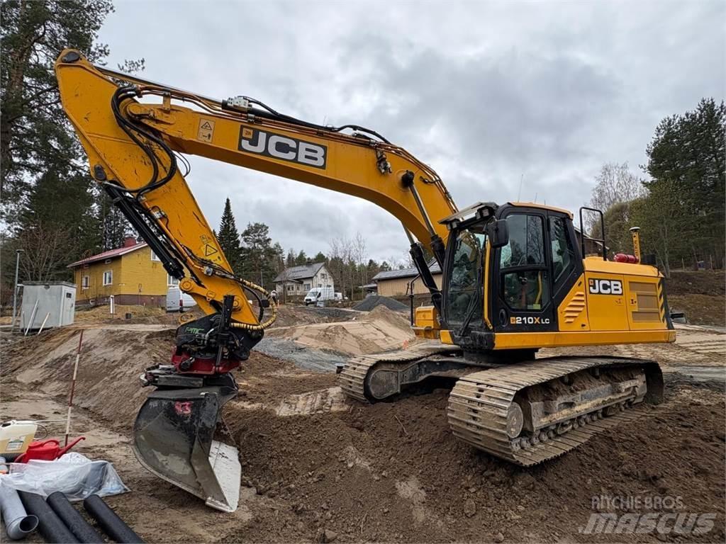 JCB 210 X L 4F Kāpurķēžu ekskavatori