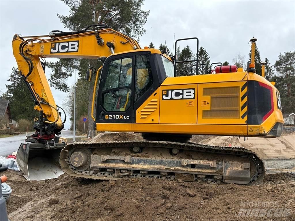 JCB 210 X L 4F Kāpurķēžu ekskavatori