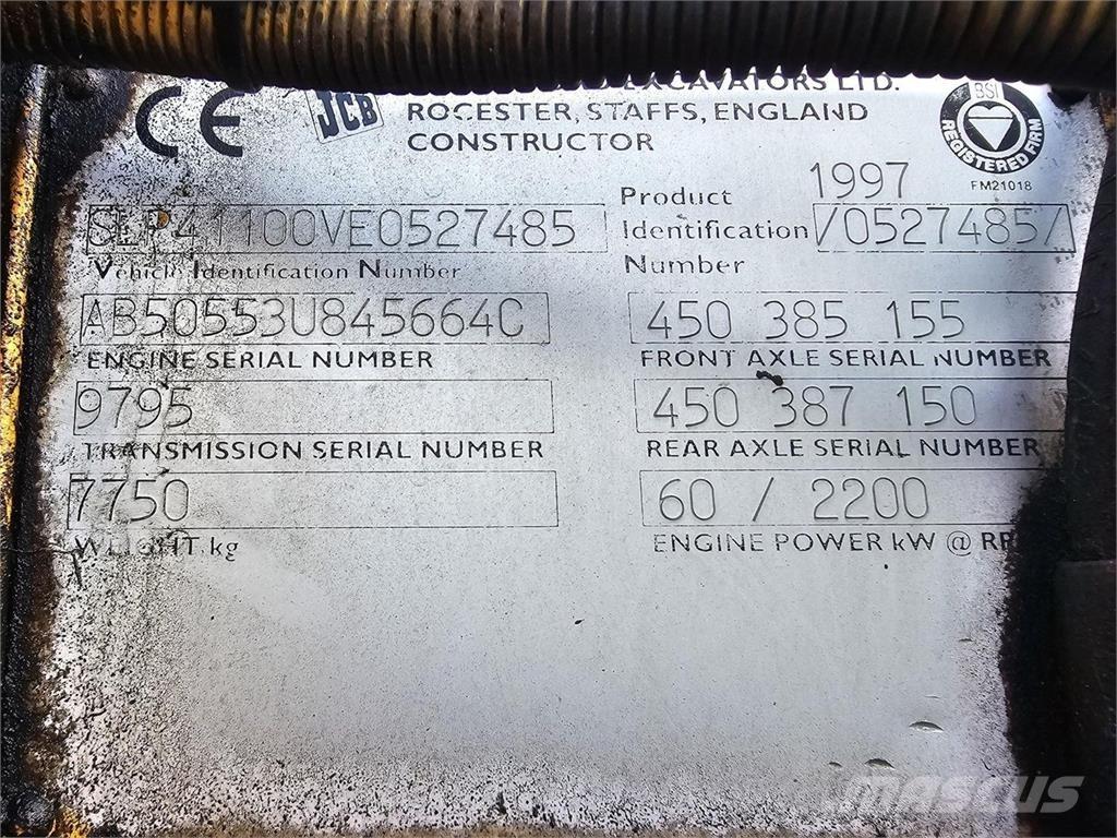 JCB 411 Iekrāvēji uz riteņiem