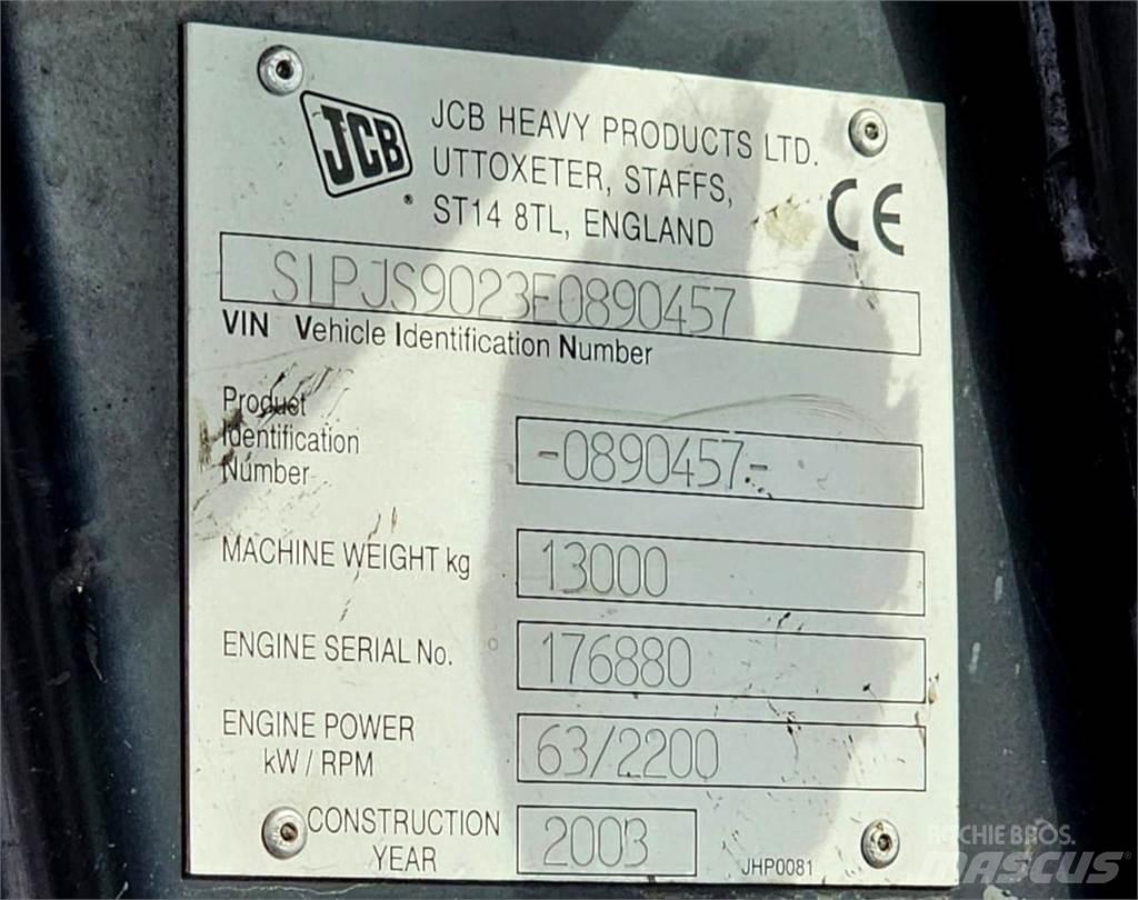 JCB JS130 Kāpurķēžu ekskavatori