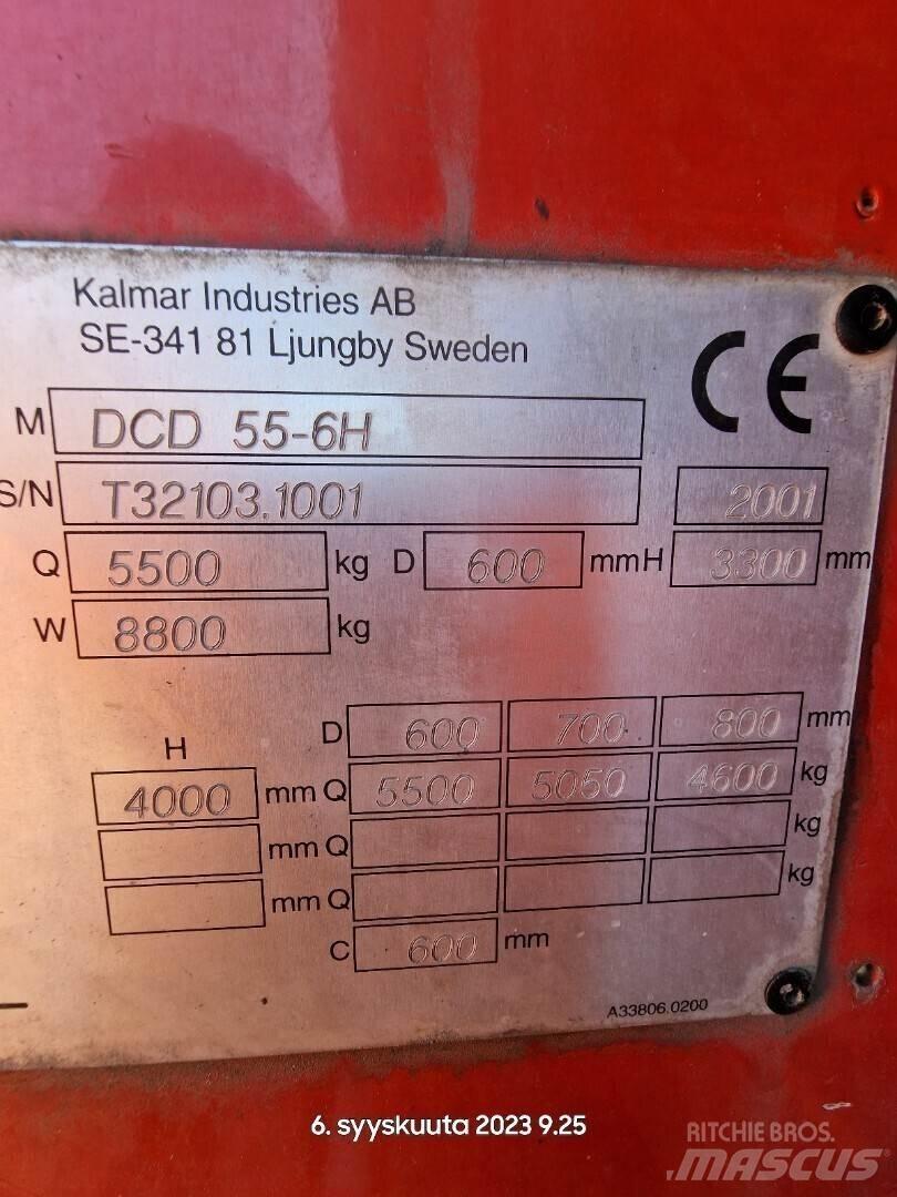 Kalmar DCD 55-6H Tehnika ar dīzeļa dzinēju