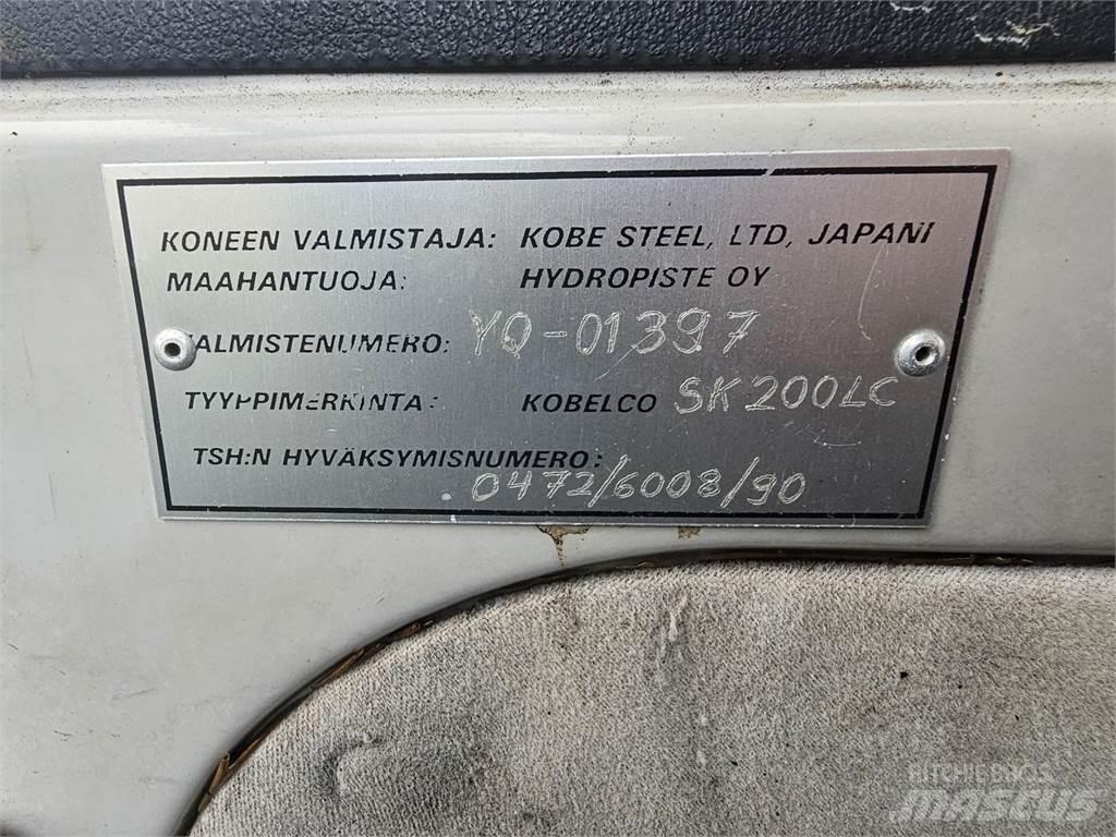 Kobelco SK200LC Kāpurķēžu ekskavatori