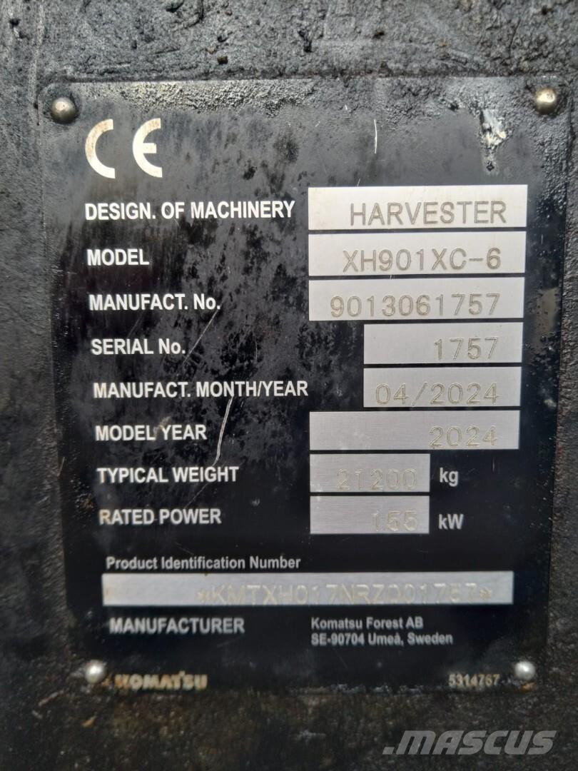 Komatsu 901 XC Harvesteri