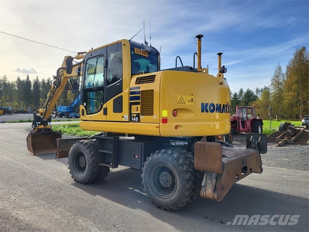 Komatsu PW 148-10 Ekskavatori uz riteņiem