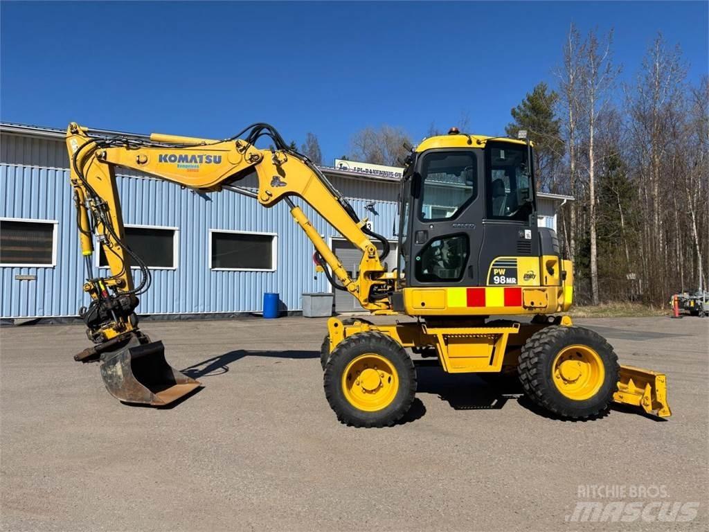 Komatsu PW 98MR-6 Ekskavatori uz riteņiem