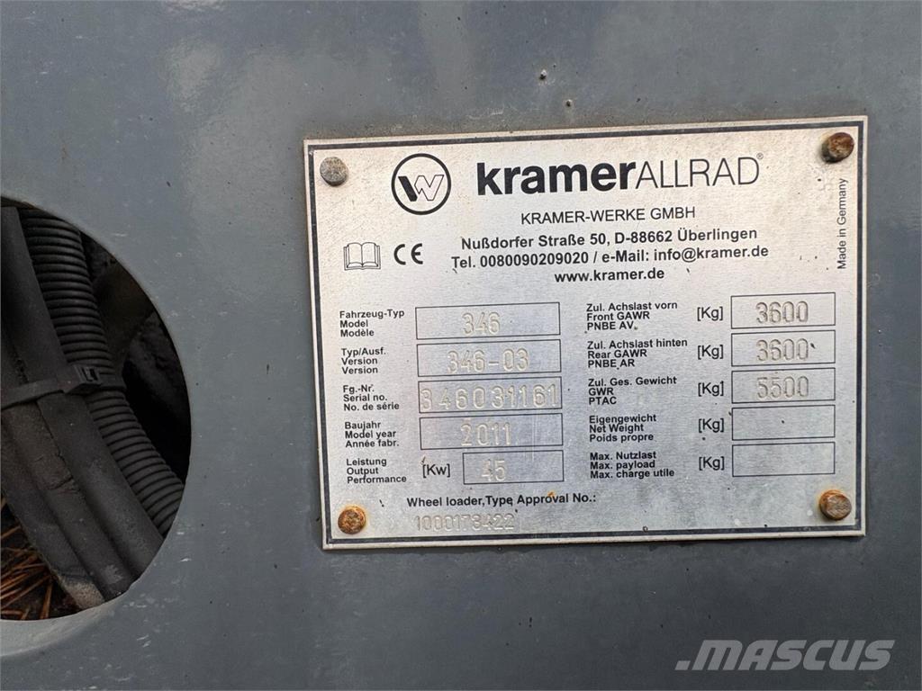 Kramer 750 Iekrāvēji uz riteņiem