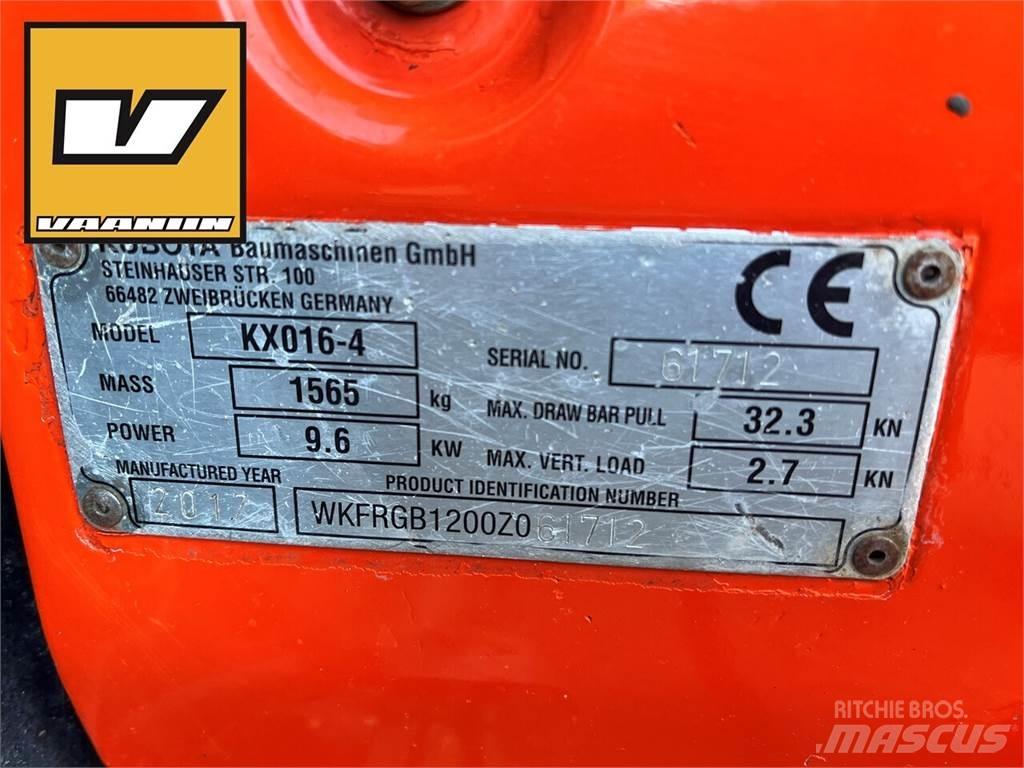 Kubota KX016-4 Mini ekskavatori < 7 t