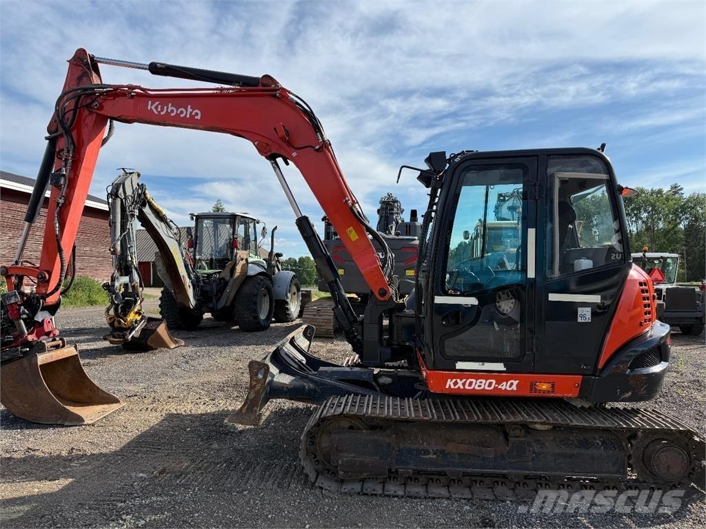 Kubota KX080-4 Vidēja lieluma ekskavatori 7 t - 12 t