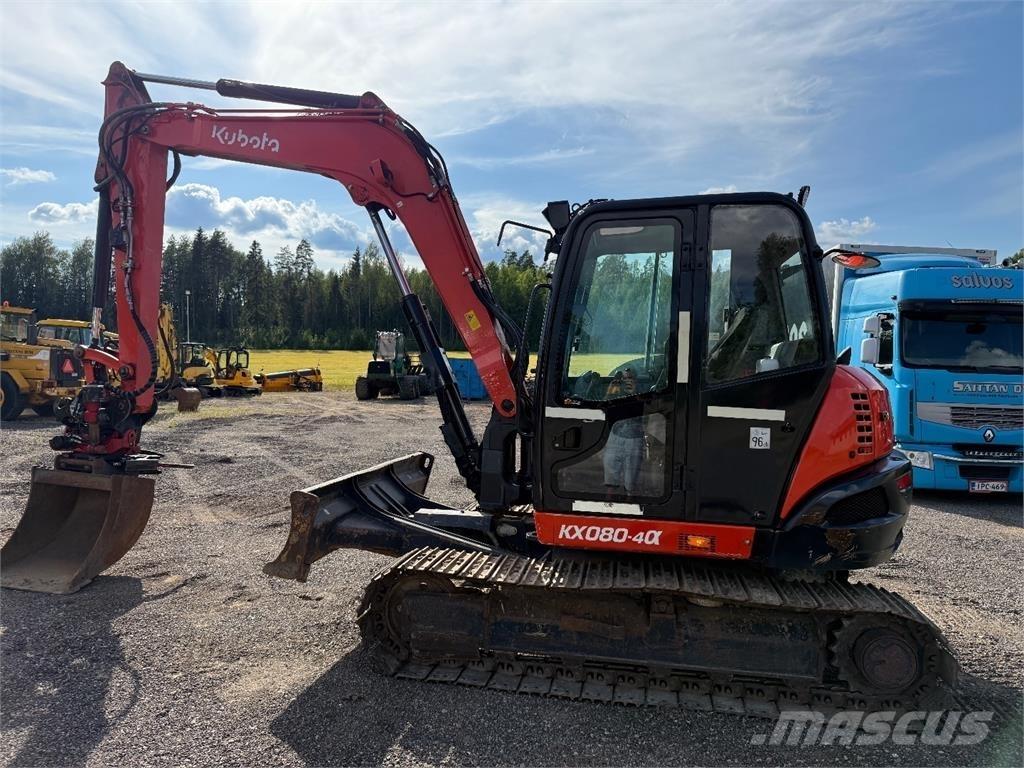 Kubota KX080-4 Vidēja lieluma ekskavatori 7 t - 12 t