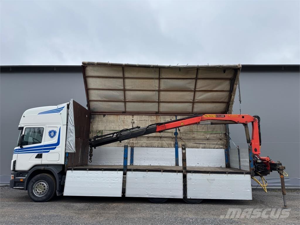 Scania 144G 6x2 Smagās mašīnas ar celtni