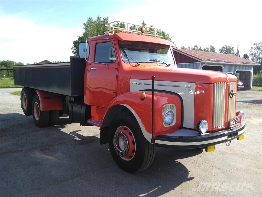 Scania LS 110 S Platformas/izkraušana no sāniem