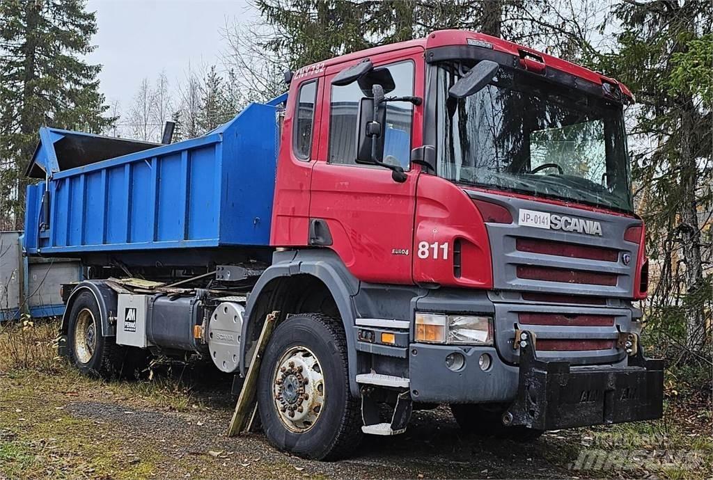 Scania P340 4x4 Treileri ar āķi