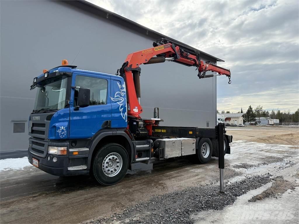 Scania p380 Smagās mašīnas ar celtni