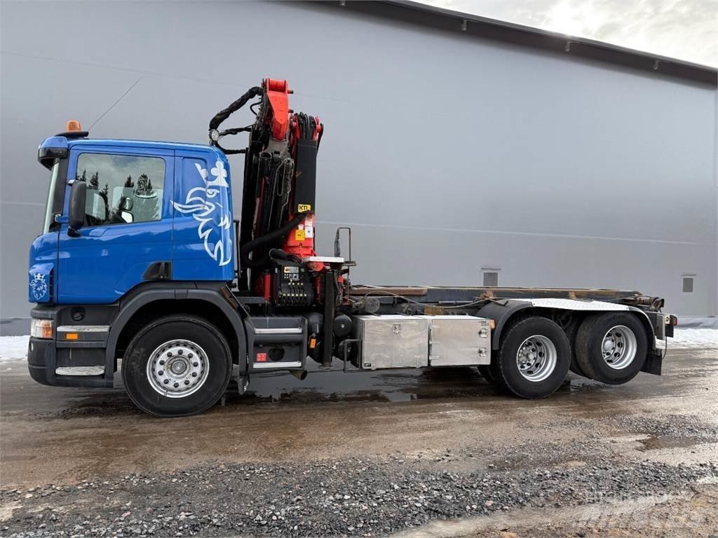 Scania p380 Smagās mašīnas ar celtni