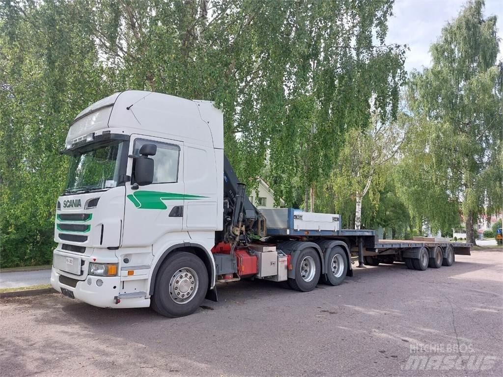 Scania r 560 Smagās mašīnas ar celtni