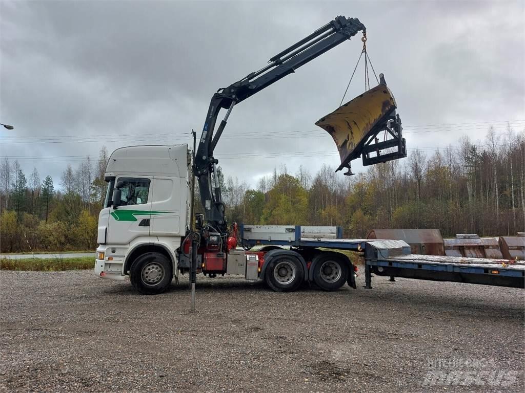 Scania r 560 Smagās mašīnas ar celtni