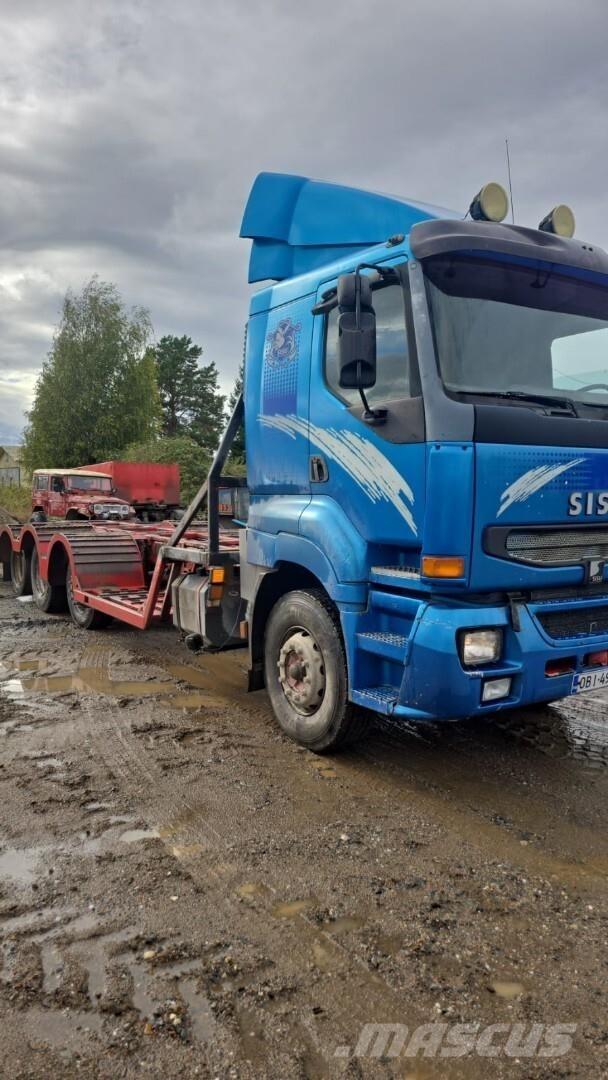 Sisu E12 Treileri meža tehnikas transportēšanai