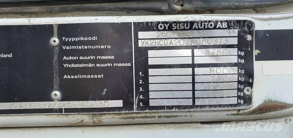 Sisu E12 8X2 Pašizgāzējs