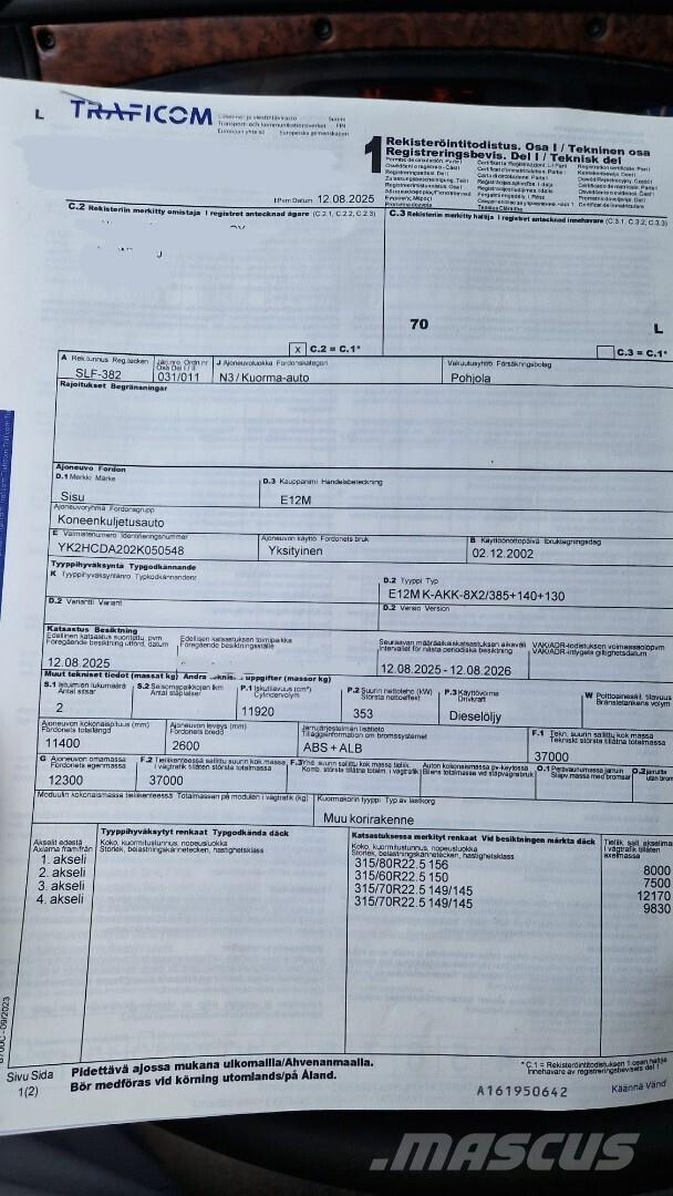 Sisu E12M Evakuatori