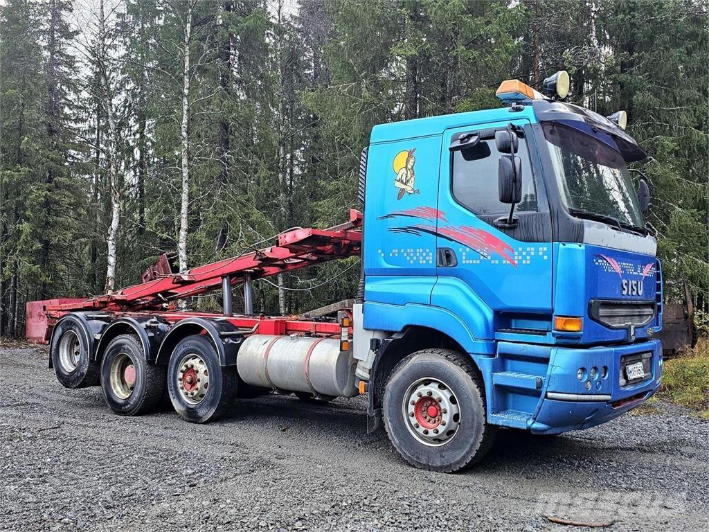 Sisu E12M 8X2 Treileri ar āķi