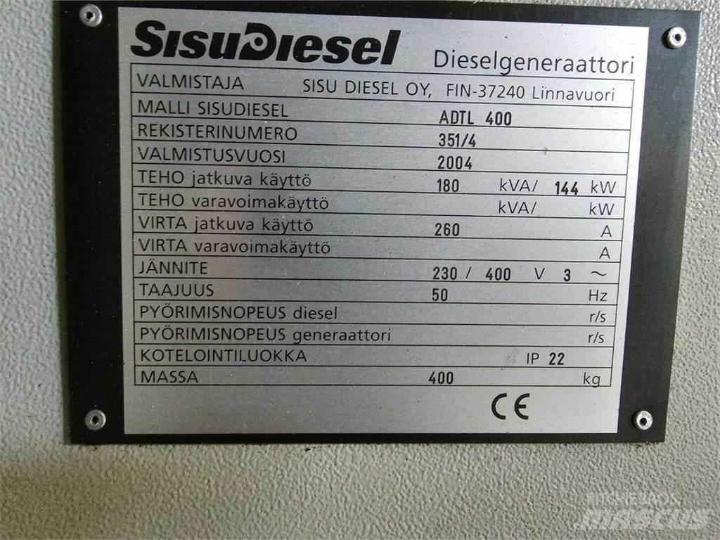  Strömberg 180kVA Citi ģeneratori