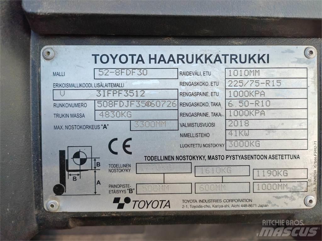 Toyota 52-8FDF30 Tehnika ar dīzeļa dzinēju