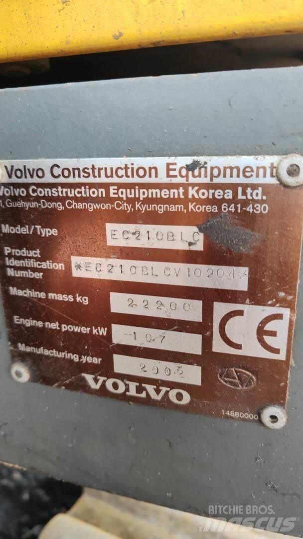 Volvo 210 B Kāpurķēžu ekskavatori