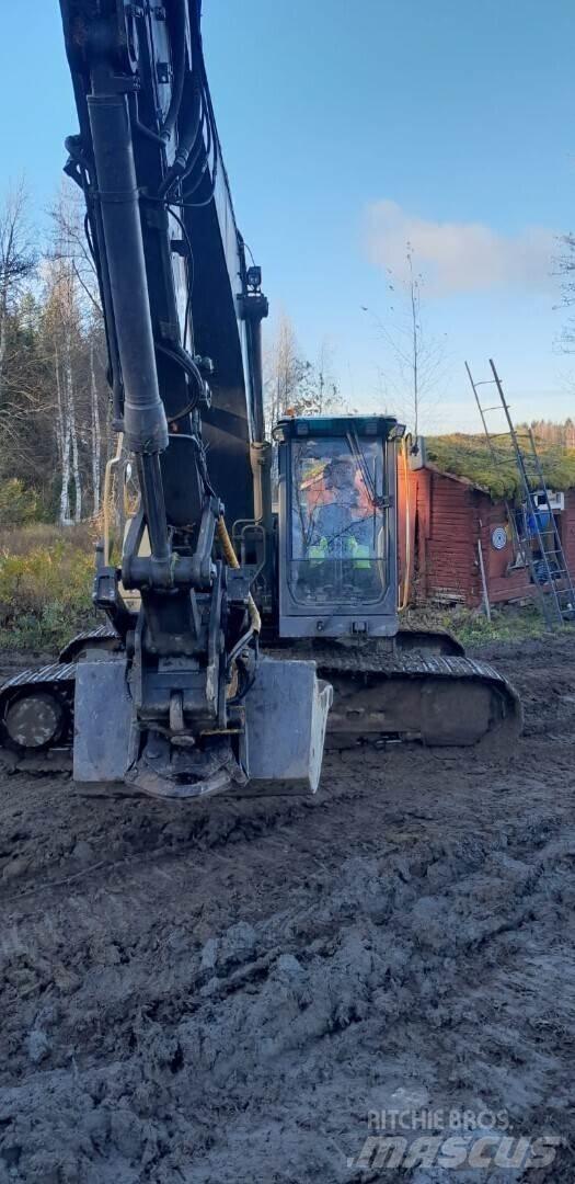 Volvo 210c Kāpurķēžu ekskavatori