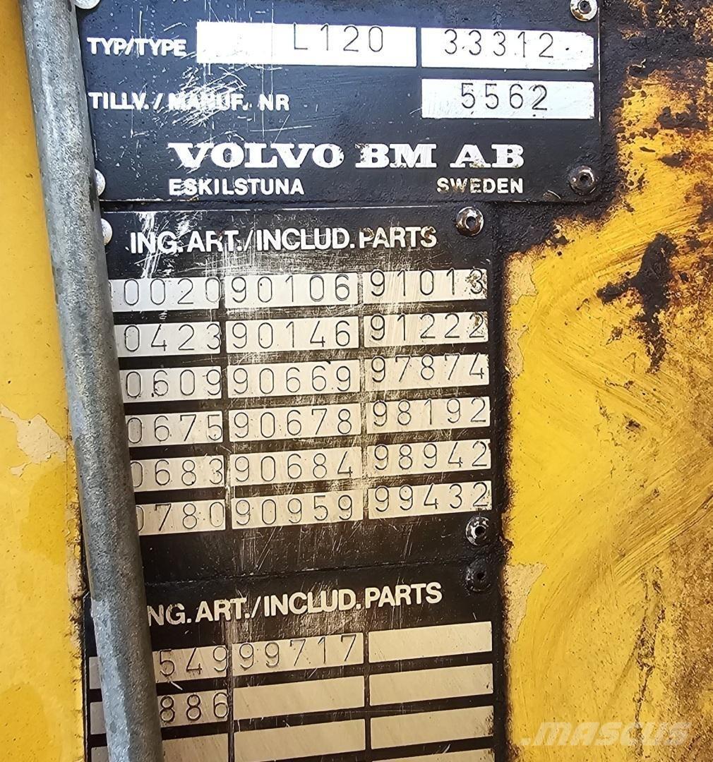 Volvo BM L120 Iekrāvēji uz riteņiem