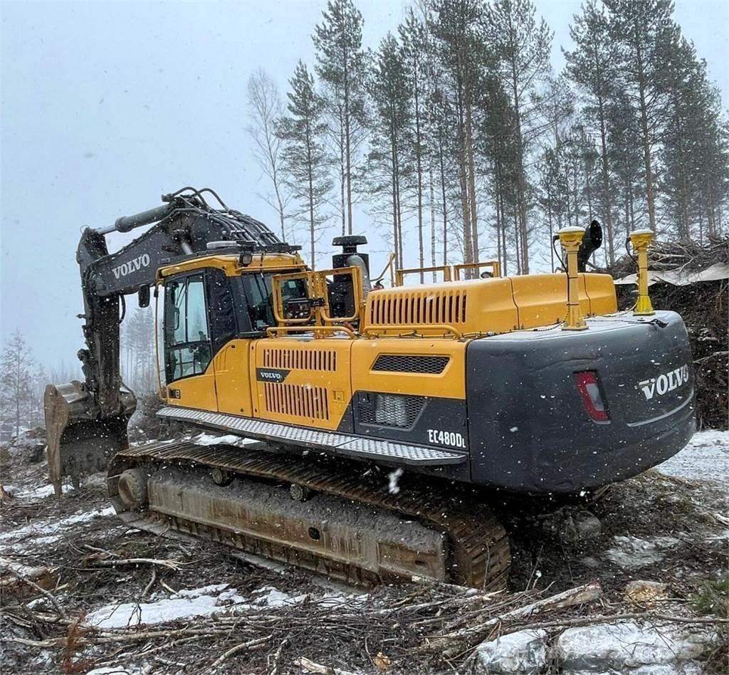 Volvo EC480DL Kāpurķēžu ekskavatori