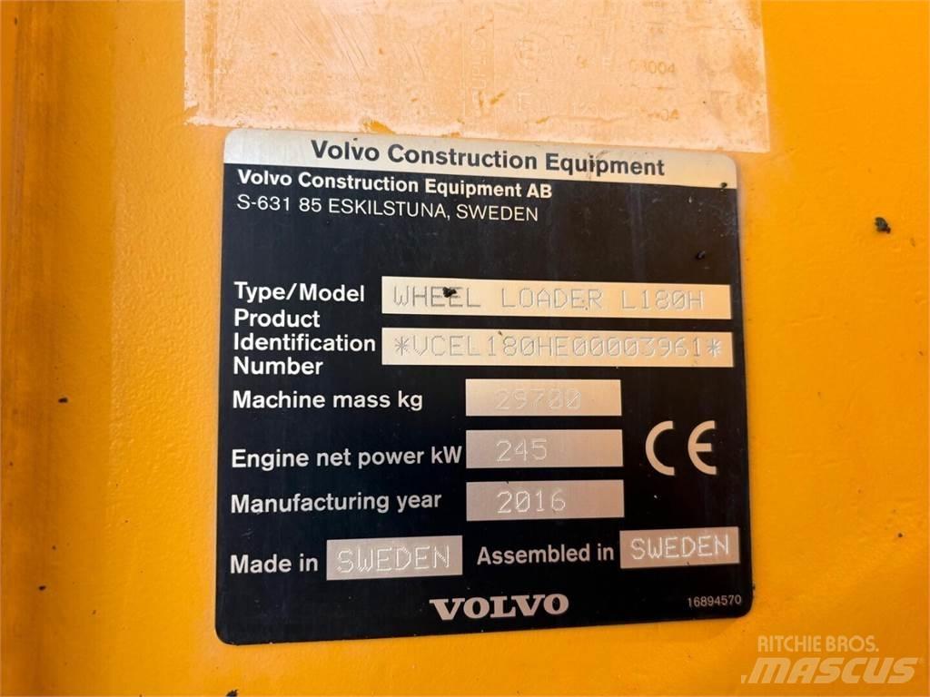 Volvo L 180 H Iekrāvēji uz riteņiem