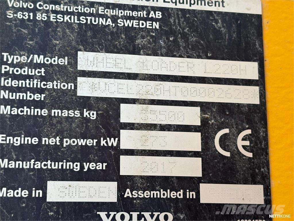 Volvo L 220 H Iekrāvēji uz riteņiem