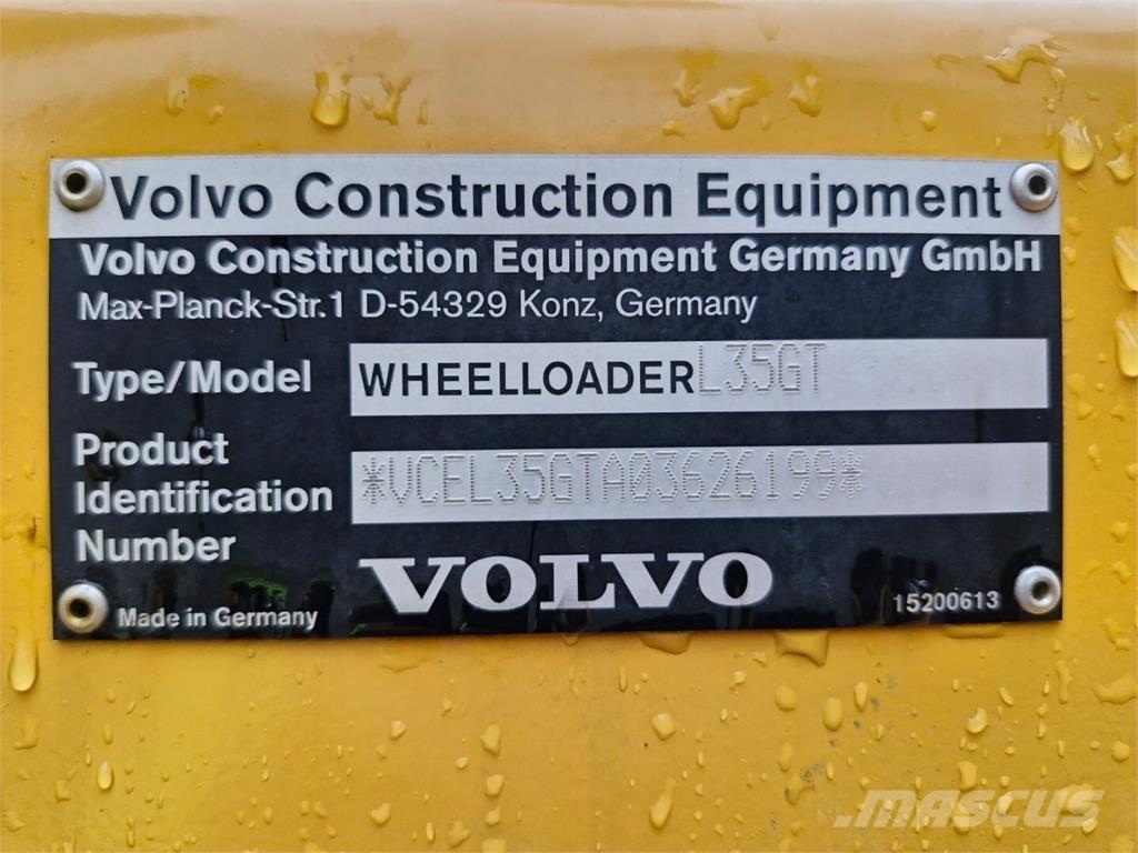 Volvo L 35 GT Iekrāvēji uz riteņiem